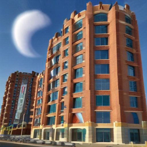 eclipse towers from gta but the building is brick